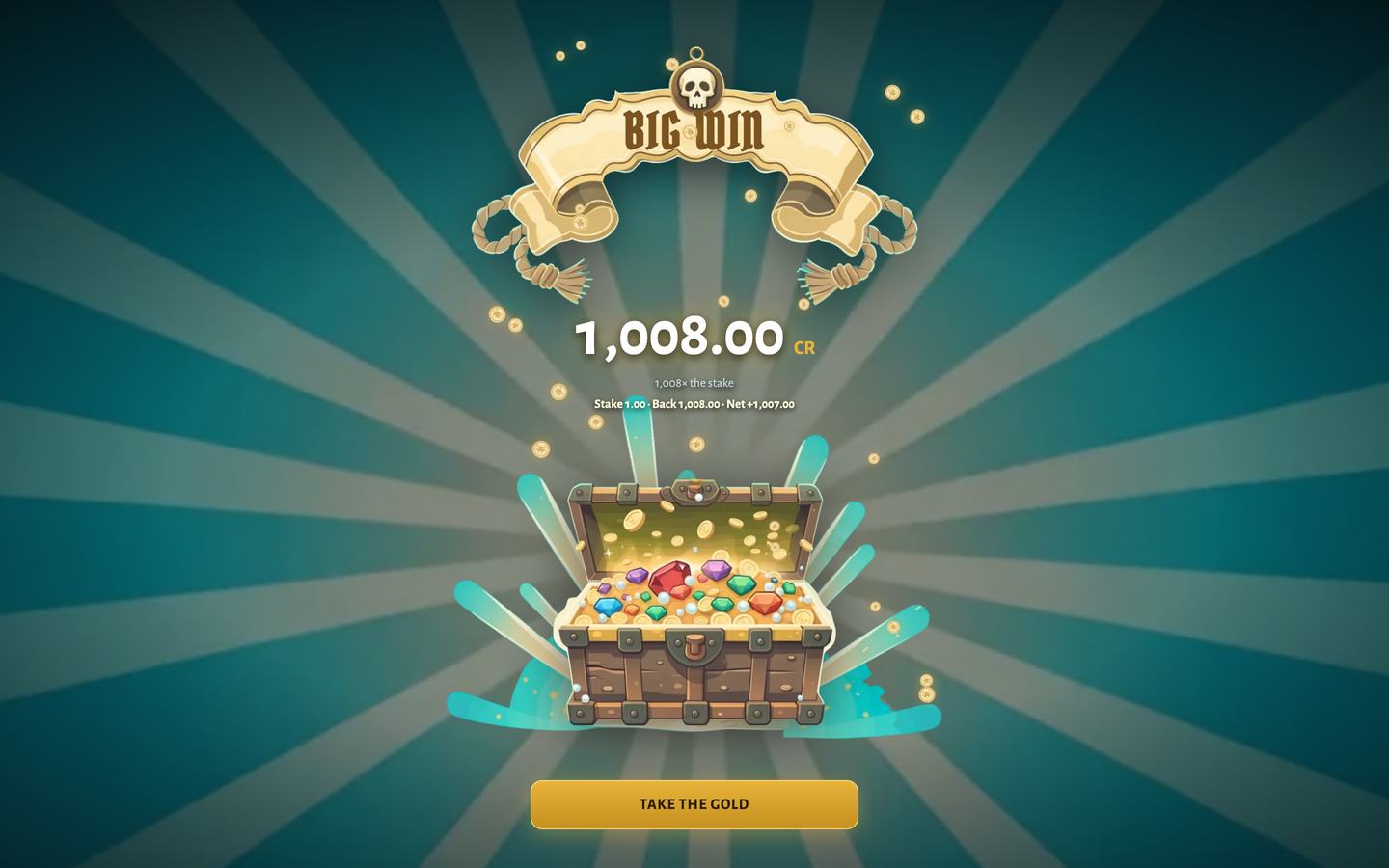 The Treasure Counts Up